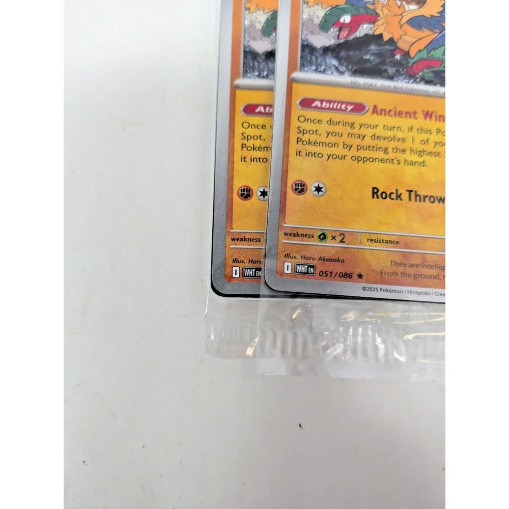 2 Archeops Promo Fossil Museum Exclusive 051/086 English Pokemon TCG 2025 Sealed